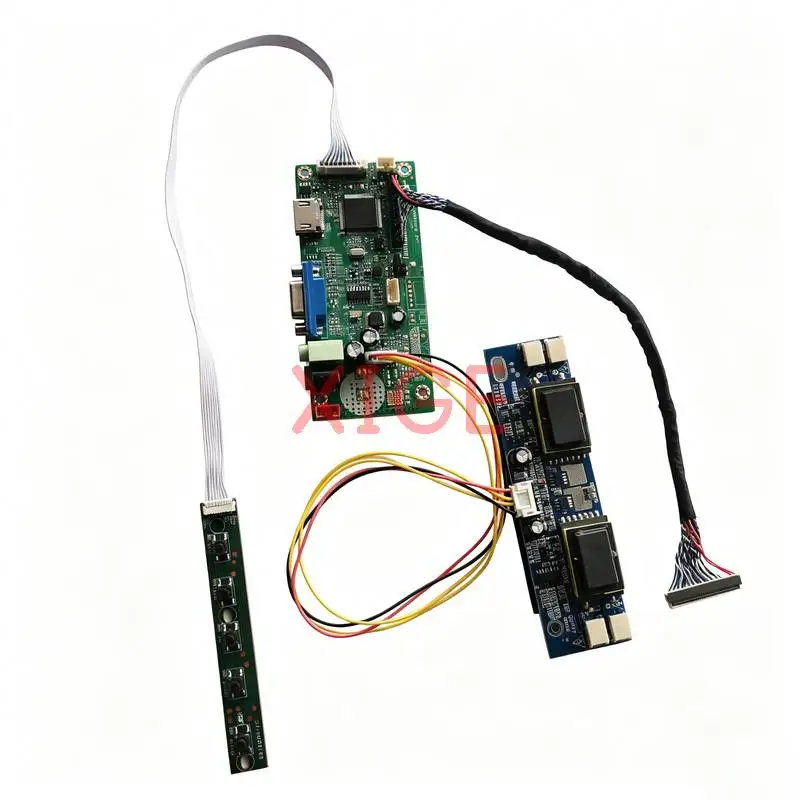 

For HT236F01 M240HW01 M236MWF1 M236H1 LCD Display Drive Controller Board Kit DIY 30 Pin LVDS 1920x1080 VGA+HDMI 1920*1080 4-CCFL