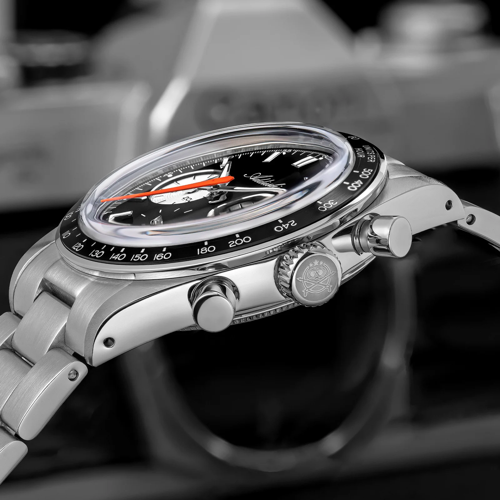 

ADDIESDIVE Luxury VK63 Quartz Watches Multifunction Chronograph Colorful Dial Waterproof BGW9 Luminous Stainless Steel Men Watch