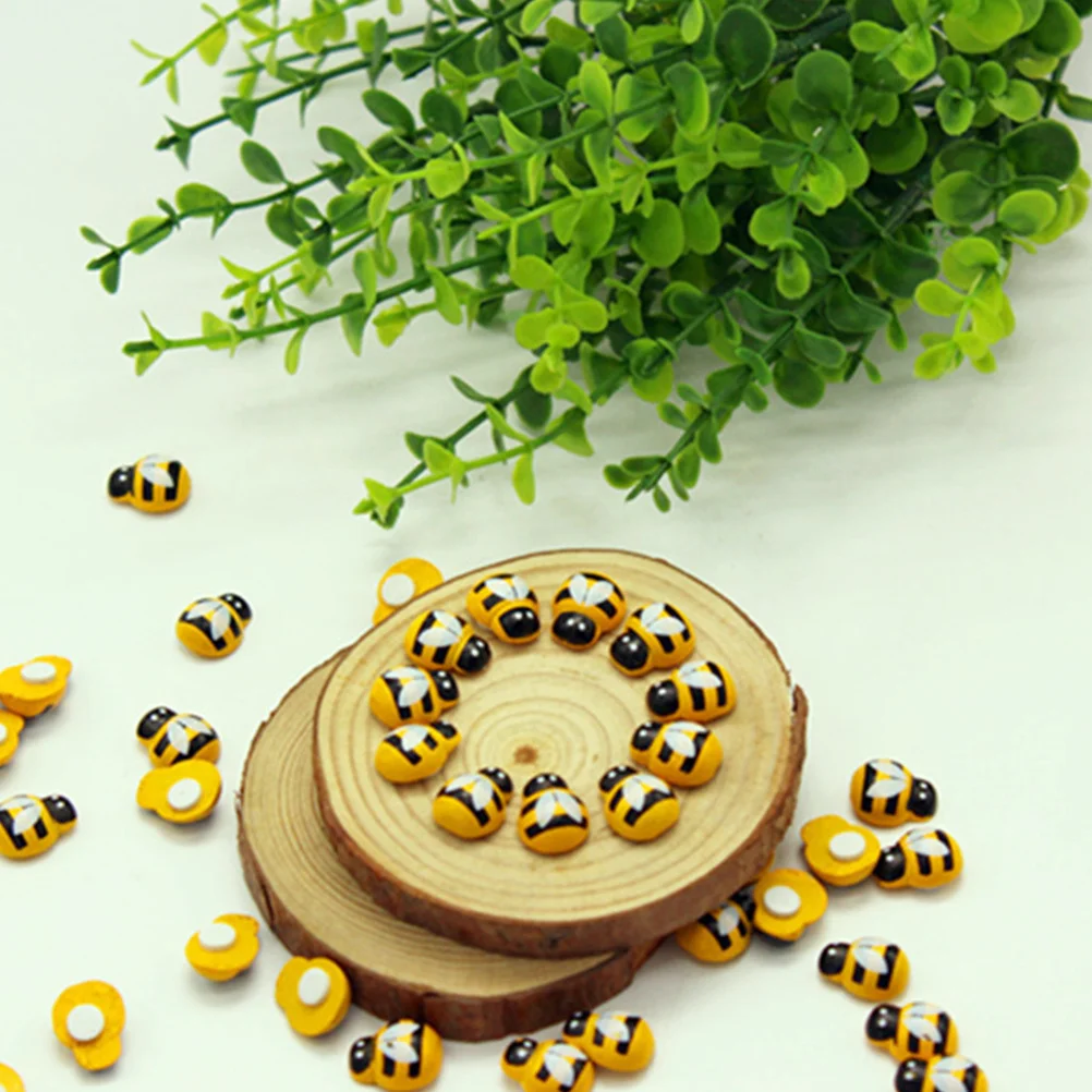 

200pcs Yellow Bee Fridge Sticker Cute Cartoon Magnetic Decor For Kids Refrigerator Office Whiteboard Home Decoration