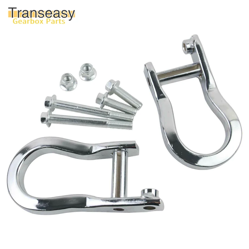 

84072462 23236698 2X Chrome Tow Hooks Suit For Chevrolet Silverado Sierra 1500 07-19