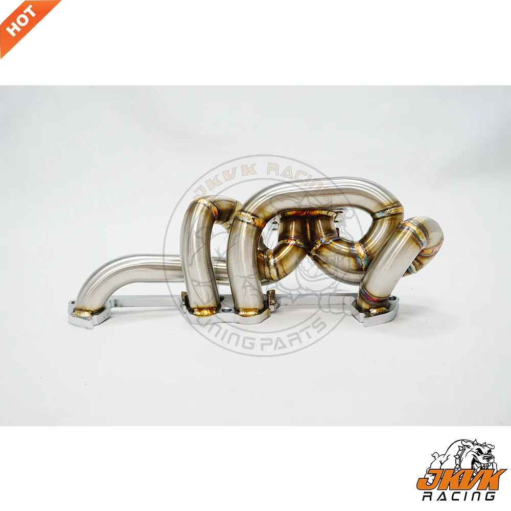 JKVK RACING stainless steel 304 Collector Exhaust Manifold For F.i.at Punto GT Turbo 1994-1998