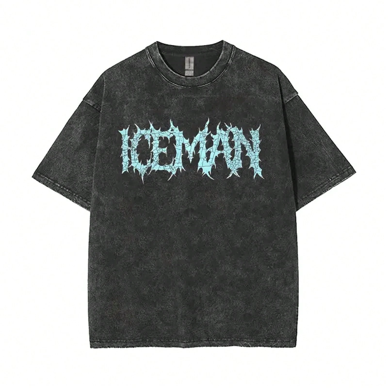 1pc Rapper Drake ICEMAN Logo Graphic 2026 Merch T Shirts Washed Kid Men Women's High Quality Loose Casual