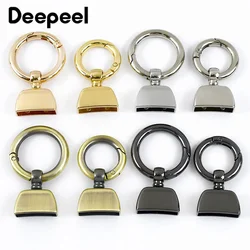 5/10Pcs 20/25mm Metal O Ring Bag Buckle Spring Carabiner Hook Bags Strap Hang Screw Belt Clasp Keychain DIY Hardware Accessories