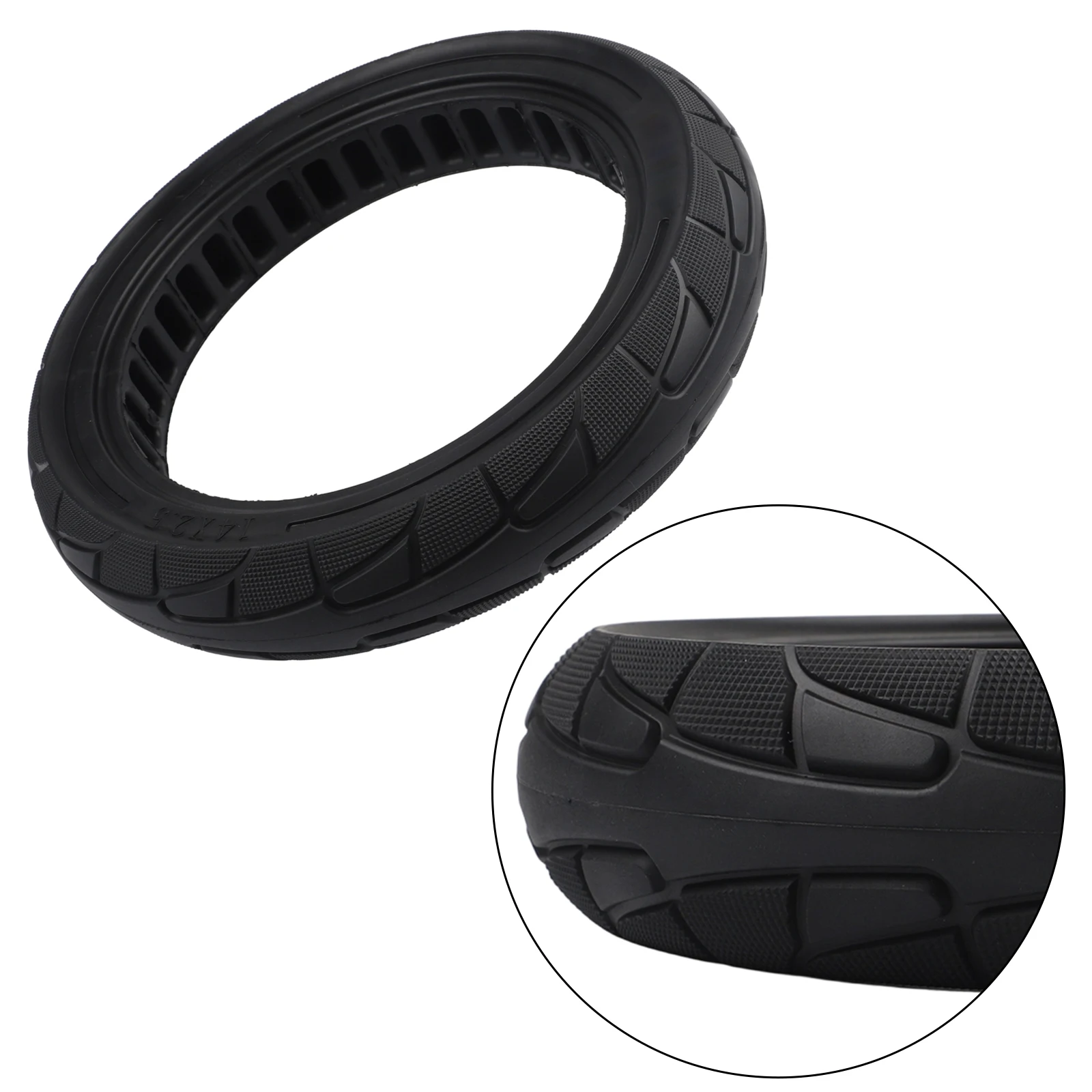 

2.50-10 Tire No-inflation Tyre For Electric Vehicle Wear-resistant Anti-flat Not Easily Damaged Rubber Material