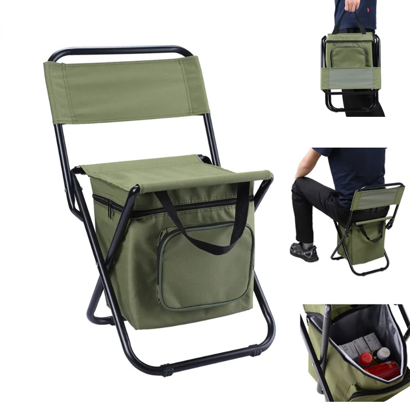 Cheap Price Outdoor Lightweight Folding Portable Backpack Beach Picnic Camping Fishing Folding Chairs Carp Bed Chair