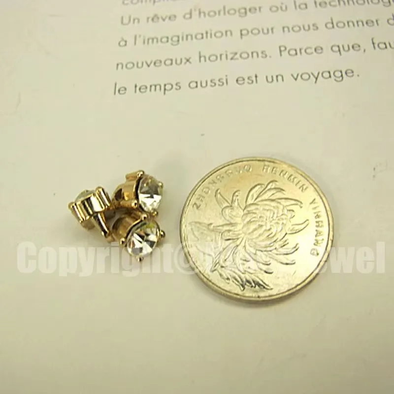 Crystal Metal Charm Sewing On Shank Costume Buttons for Shirt Sweater Fashion Ornament Accessories 6pcs lot