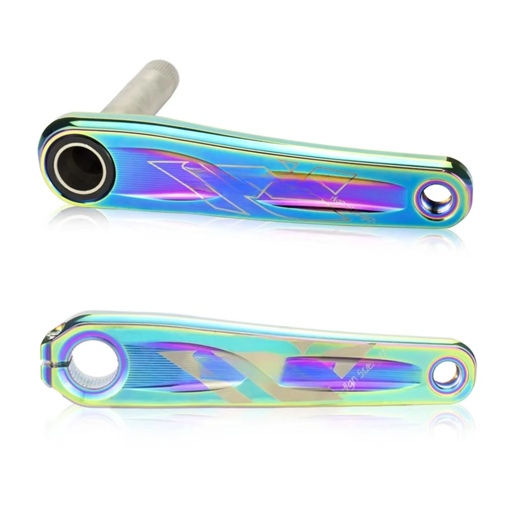 (Special Discount) Bicycle Crankset-170mm 104 BCD Color Crankset Parts with Bottom Stand for Bicycle Crankset Replacement