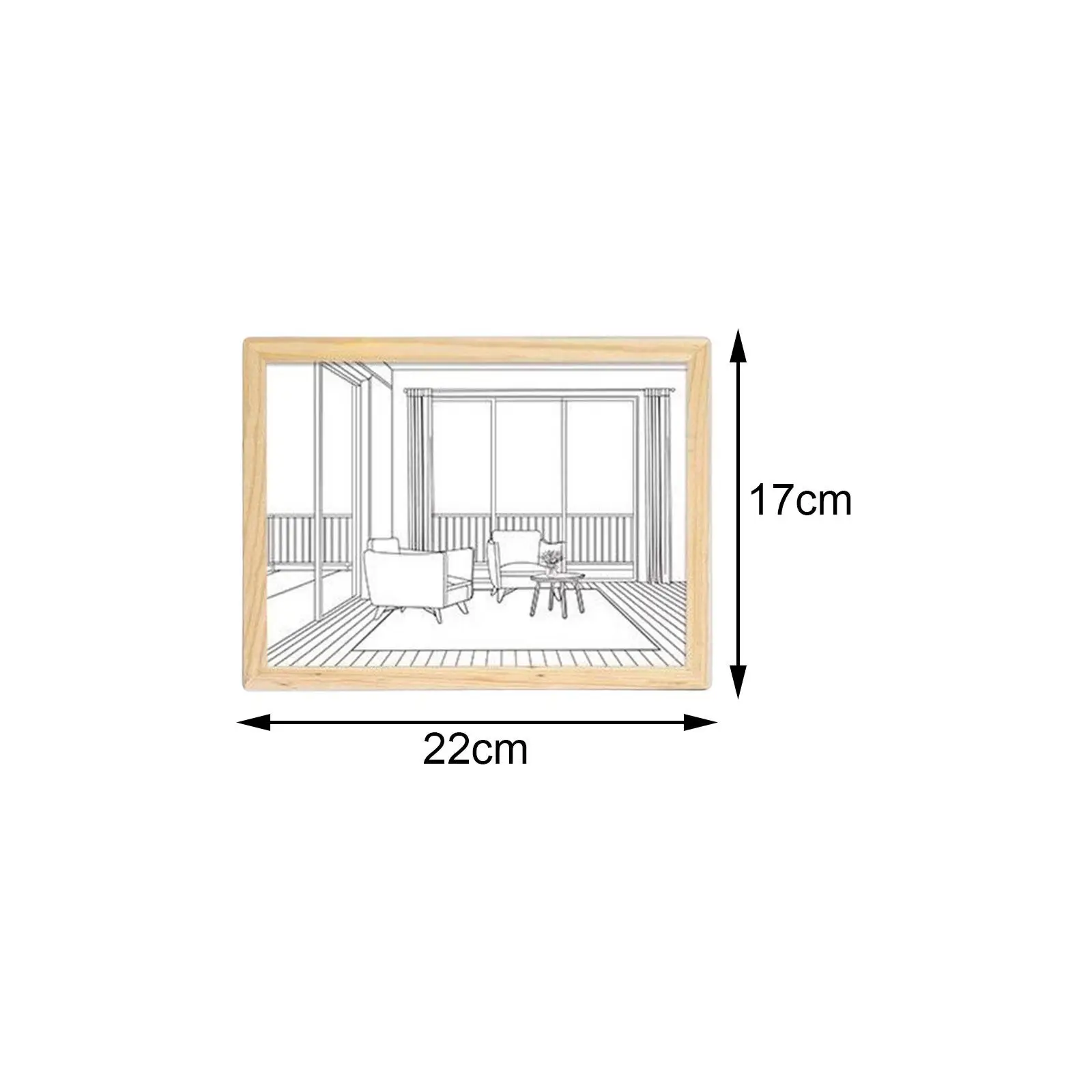 Color Changing LED Shadow Lamp Wooden Painting Decor for Home Bedroom Night Light USB Wall Art Living Room