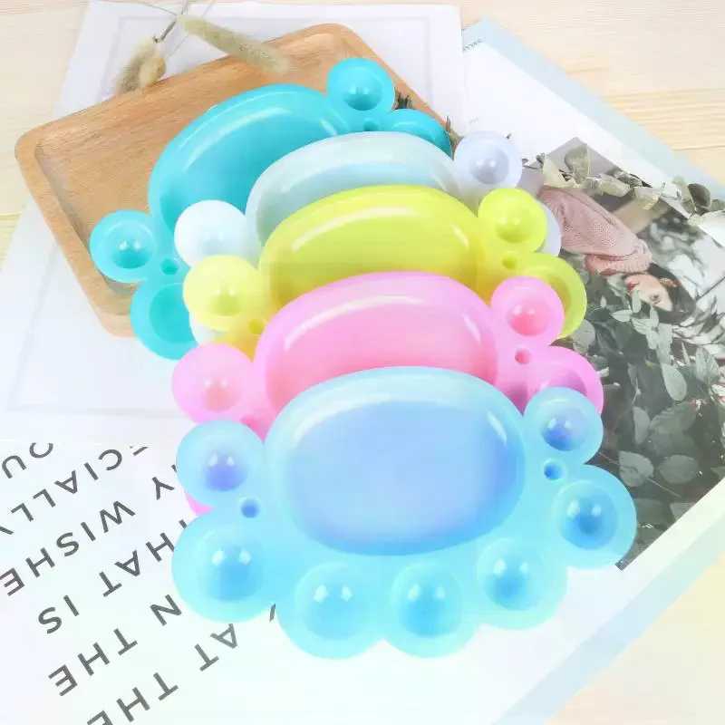 

Nail Color Palette Gel Polish Mixing Drawing Paint Palette Colorful Manicure Nail Art Display Nail Lacquer Palette