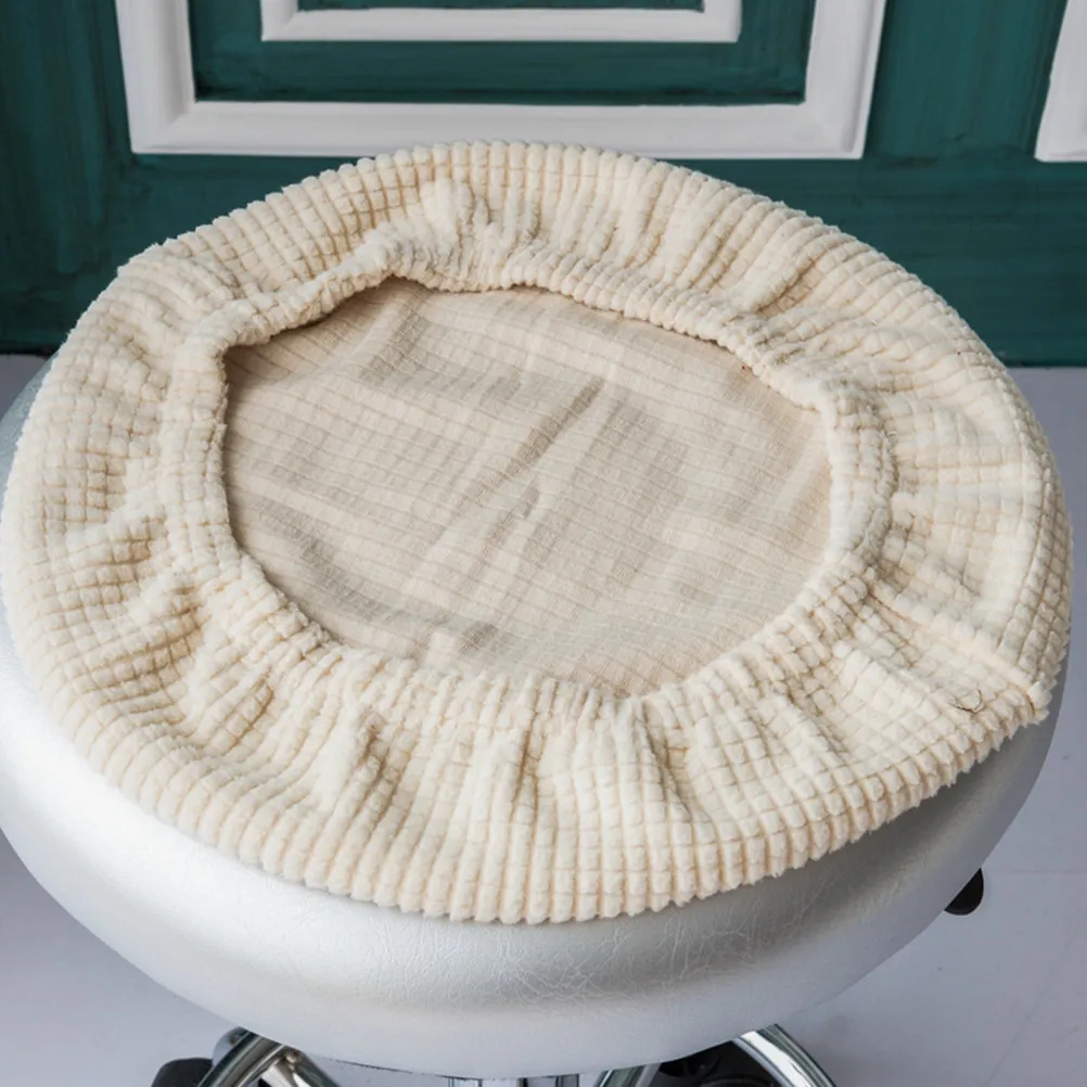 Round Chair Cover Elastic Stretch Protective Case 30-38cm Diameter Ideal for Banquet Wedding Party Office