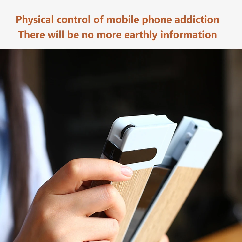 New Mobile Phone Timing Box Universal Cell Phone Jail Timing Lock Box Student Timer Locking Self-discipline Mobile Phone Lock Ca