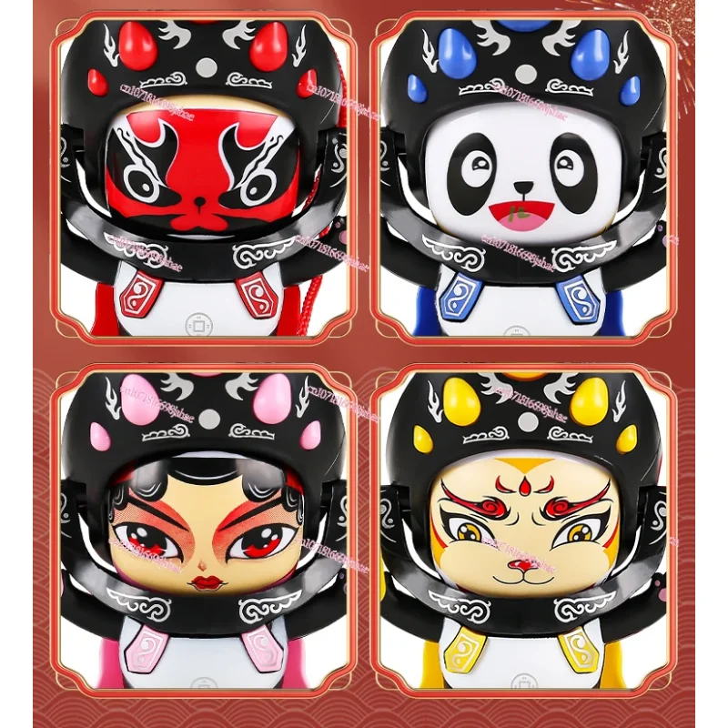 Face-changing Sichuan Opera Doll 8 Faces Chinese Culture Doll Toy Sichuan Characteristics Guochao Panda Internet Celebrity Doll