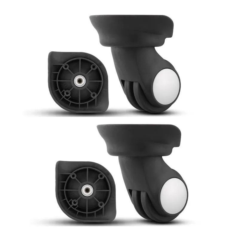 4-Hole CL Suitcase Spinner Wheels 2PCS Replacement Luggage Roller Repair Parts