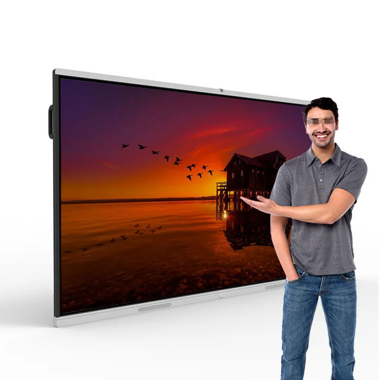 55 65 75 86 98 Inch Interactive Panel Interact Flat Panel Interactive Whiteboard Smart Board for Teaching Interactive Board 4k
