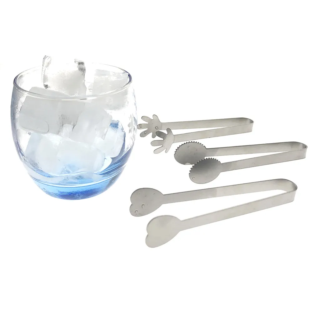 Premium Stainless Steel Mini Food Tongs Palm Shape Easy Grip Adjustable Width for Appetizers Desserts Breakfast Wedding Home