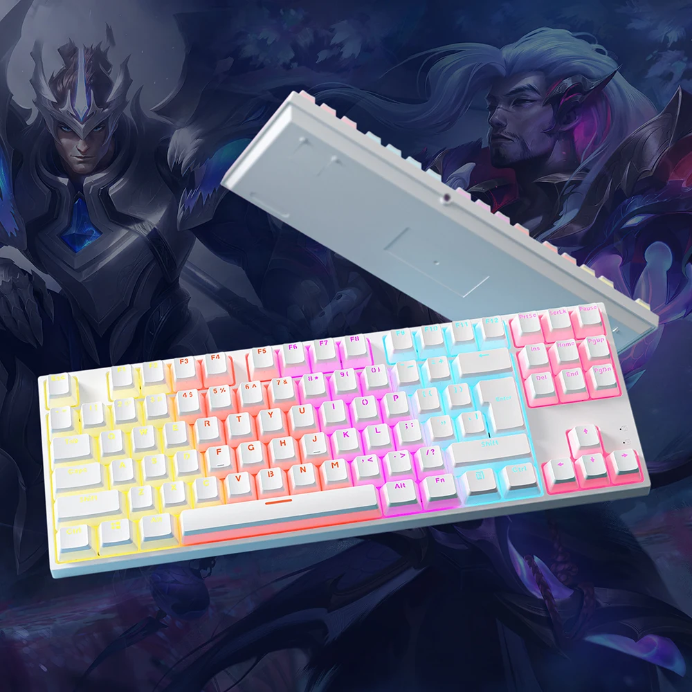 

Gamer Keyboard Gaming Mechanical USB Wired Keyboard 87/104 Keys Color RGB Backlit ​E-sports Peripherals for PC Computer Laptop