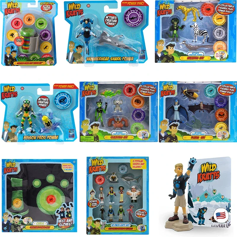 

Wild Krats Children's Action Character Set Original Animal Toys Animal Toy Series Games Children's Toy Models Gifts