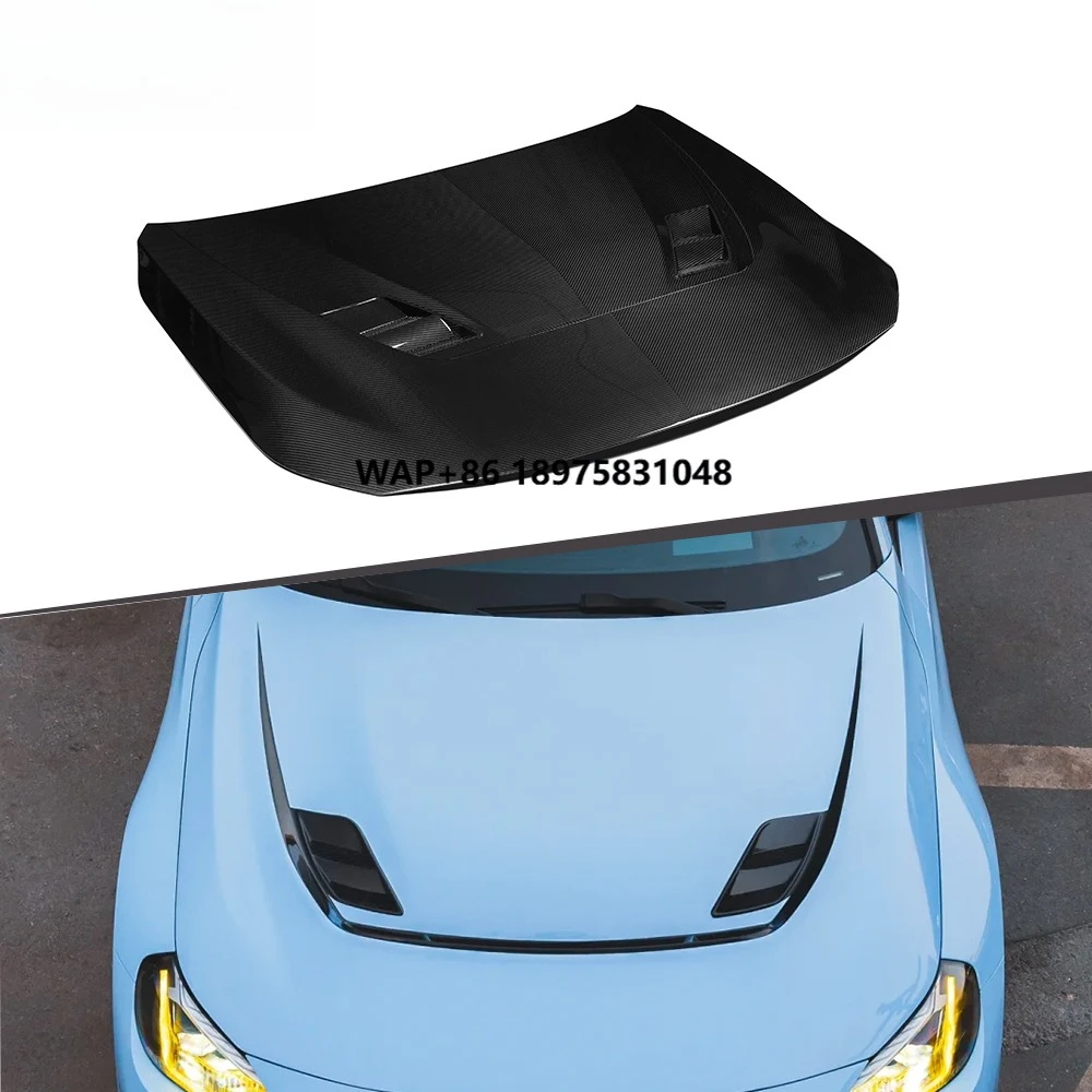 Dry Carbon Fiber N2 Style Front Hood for G87 M2 2 Series G42 M240i Coupe Engine Ventilation Cover Bonnets Engine Cover