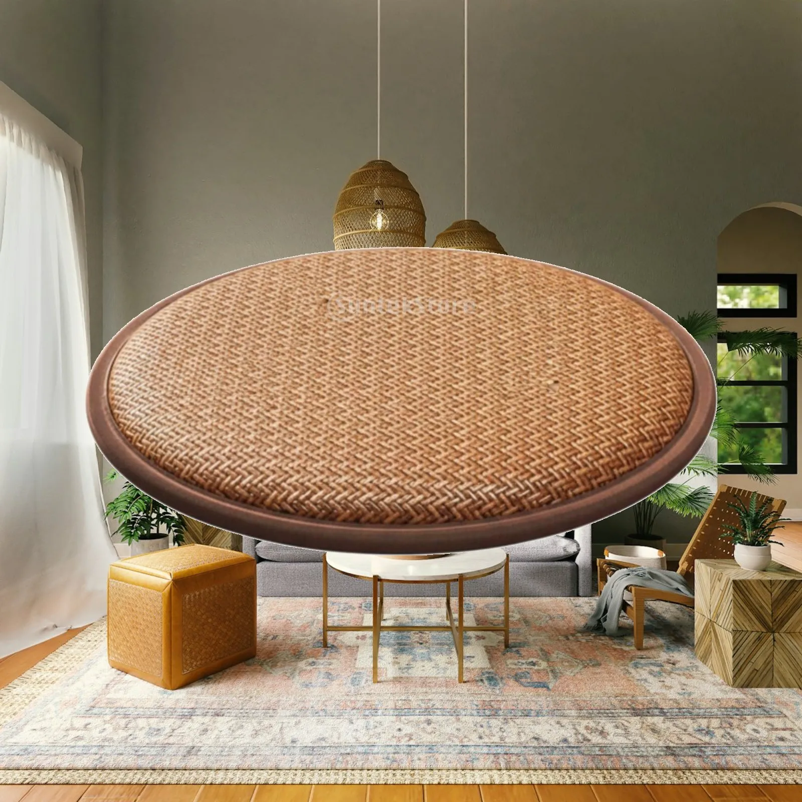 Japanese Design Meditation Mat Extra Thick Meditative Meditation Cushion Multi-Functional Japanese Design Floor Cushion for