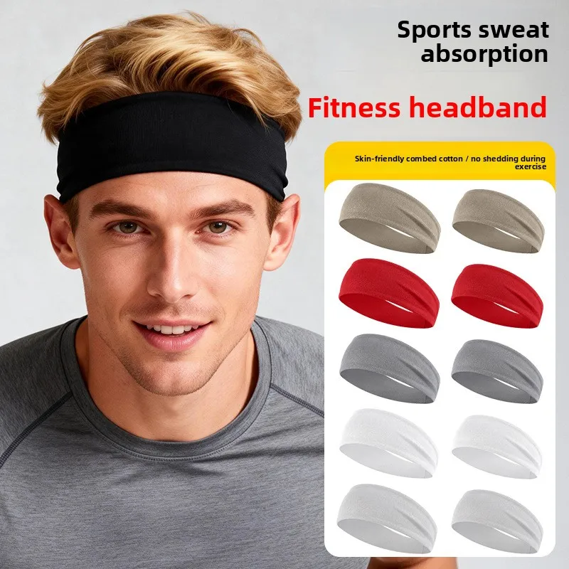 Running Sports Headband Foldable Parent Child Antiperspirant Fitness Headband Cotton Breathable Unisex Adjustable