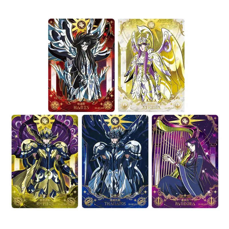 KAYOU Saint Seiya 시리즈 2 BP/UTR/MR/UR/QR/AR/SSR/SR/R/PR 성스러운 옷의 각성 희귀 애니메이션 컬렉션 카드 생일 선물