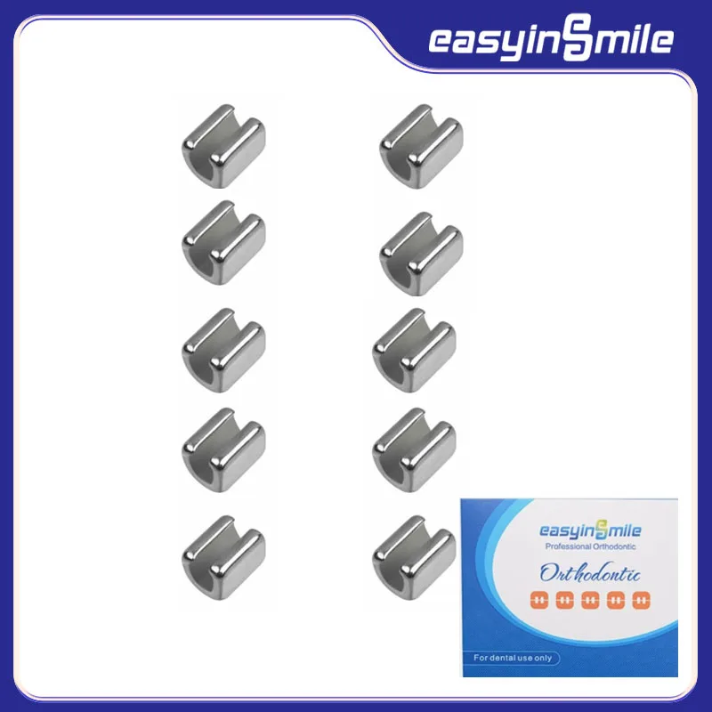 Dental Orthodontic Mini Stops Crimpable Stop Hooks Closed Archwire Stopper For Ortho Braces Brackets Easyinsmile 10pcs/pack