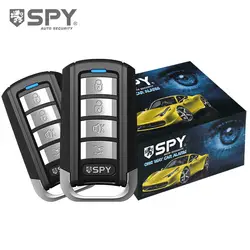 SPY Universal One Way Car Alarm System Keyless Entry Auto Start Stop Smart Alarm System With 2 Remote Control