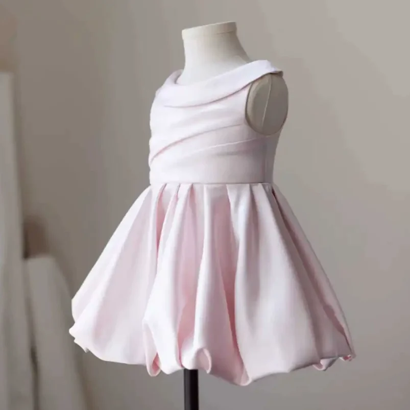 2026 Neues Kinder-Hostessen-Kleid für Klavierauftritte, Geburtstagsfeiern, Mädchen-Kommunionkleid A5071, Großhandel für Abendkleider für Mädchen – Detail 4