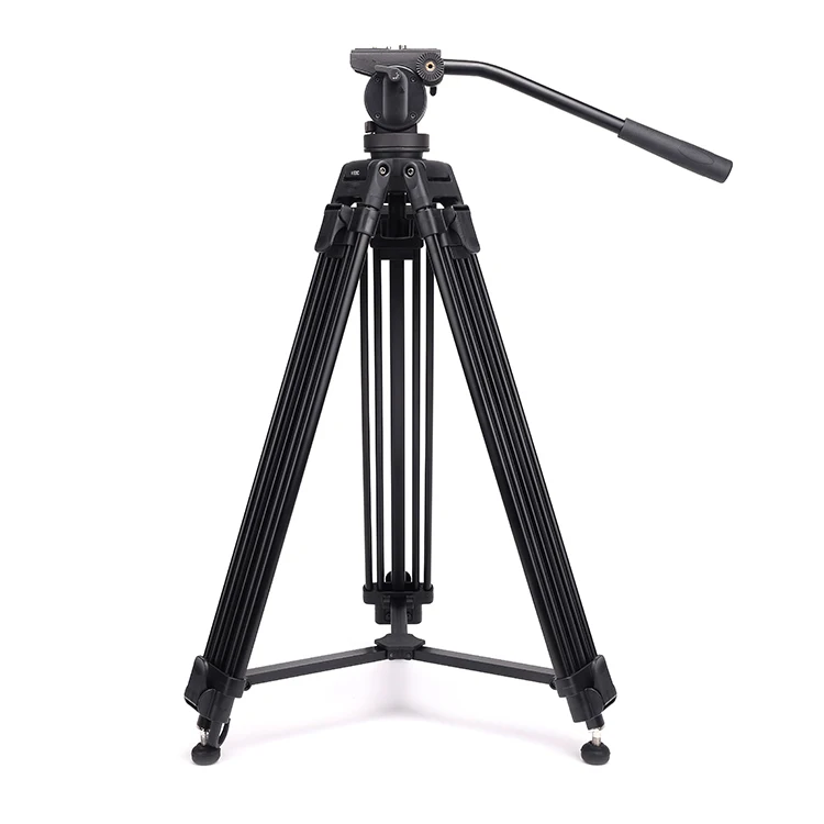 Professional Video Tripod With Wheels 5Kg Payload Camera Tripod Head Spreader US Warehouse Stock Fast Shipping