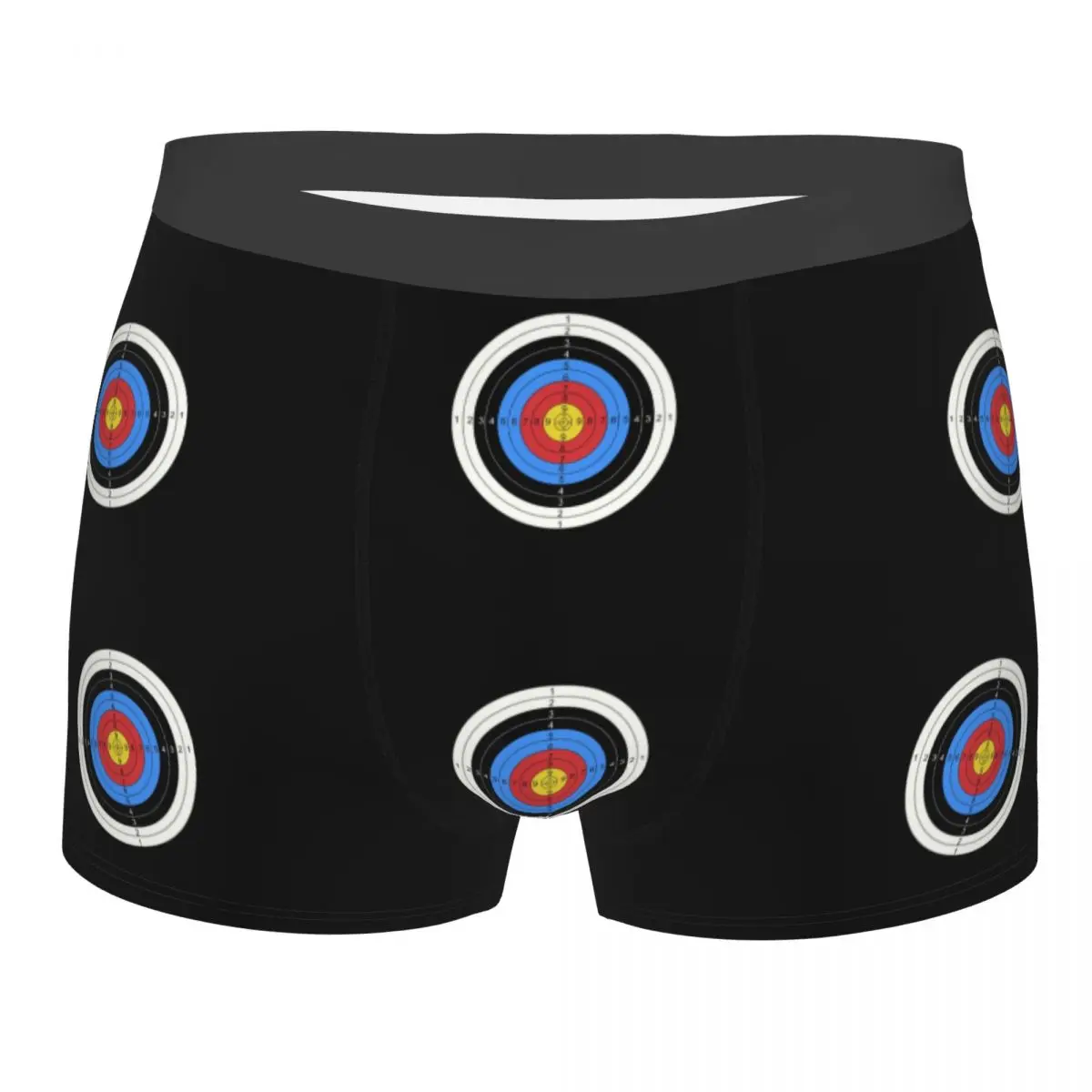 Archery And Gun Range Target Graphic Boxers Shorts Panties Men's Underpants Breathable Archer Bow Hunting Sport Briefs Underwear