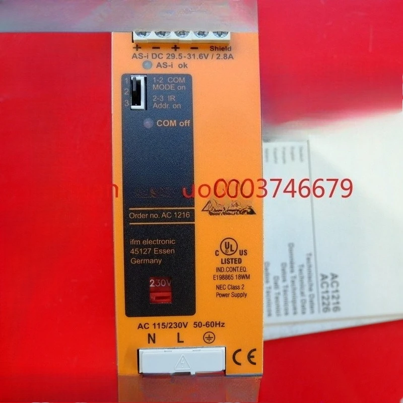 

IFM AC1216 New AS-i Power Module 2.8A