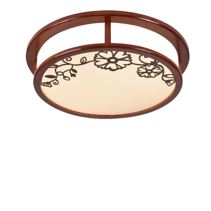

New Chinese ceiling lamp high quality solid wood living room bedroom lamp zen Chinese style dining room study lamp