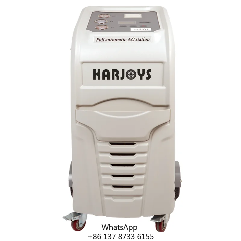 Karjoys KJ-S600 Fast Shipping Fully Automatic R1234yf Gas Recovery Machine For Car Air Conditioning Service Tools