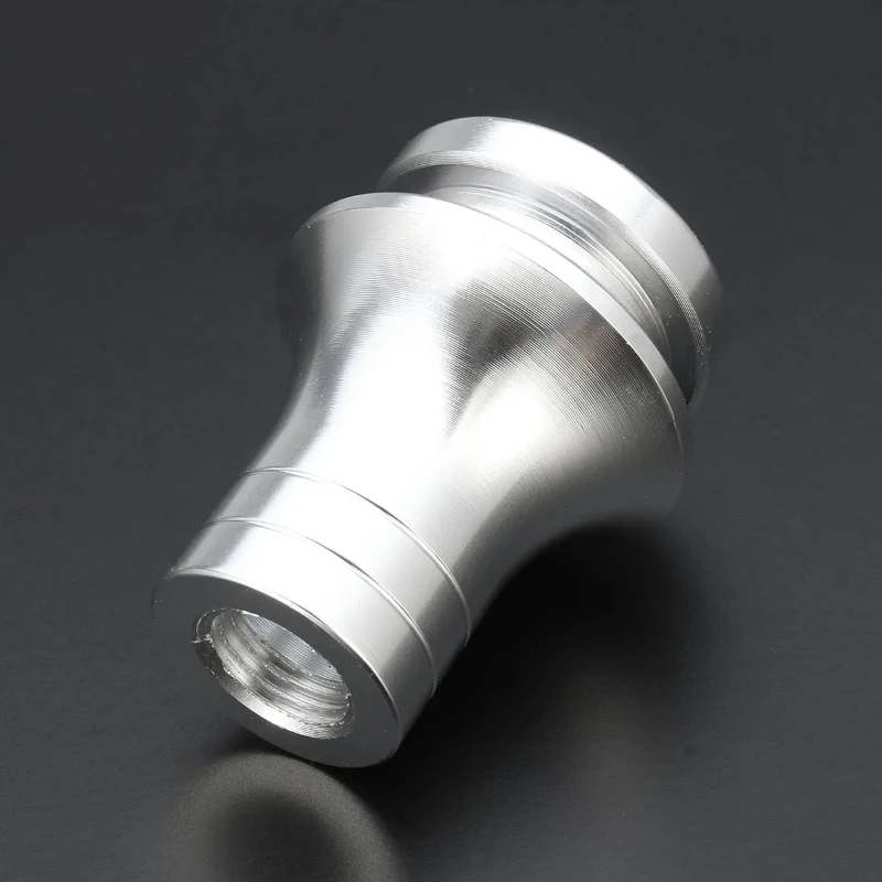 Car Auto Aluminum Manual Gear Shift Knob Boot Retainer Adapter 1Pc M12 x 1.25 Thread