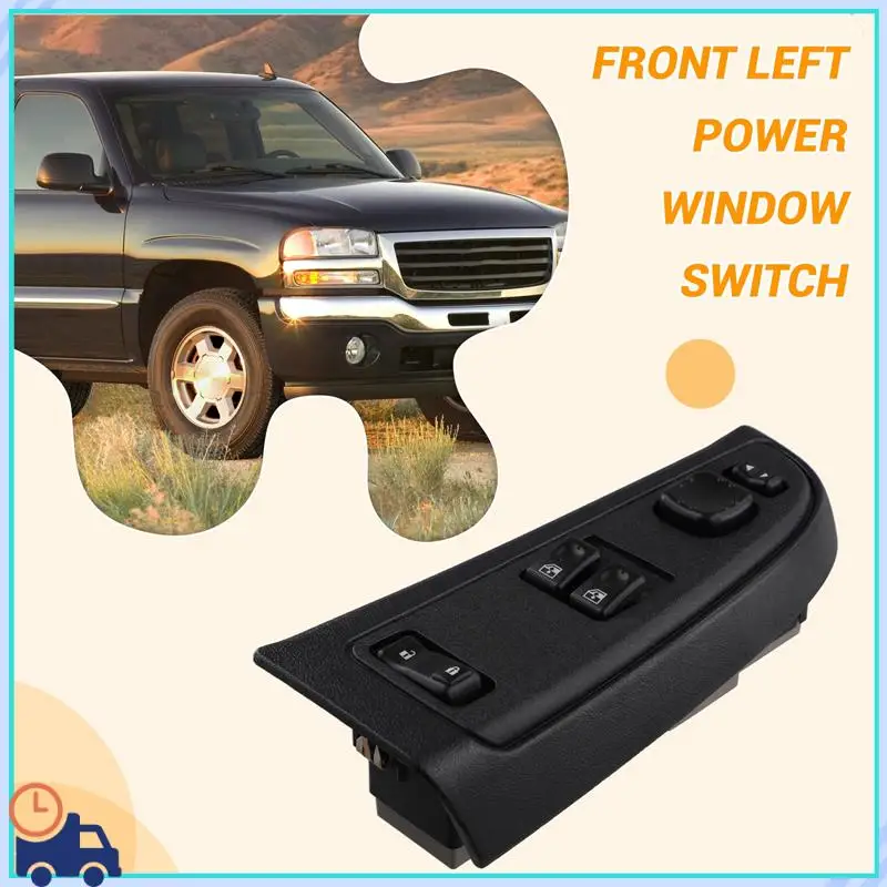 

15883318 Power Window Switch Door Lock Front Driver Side For 2003-2007 Silverado GMC Sierra DWS-226