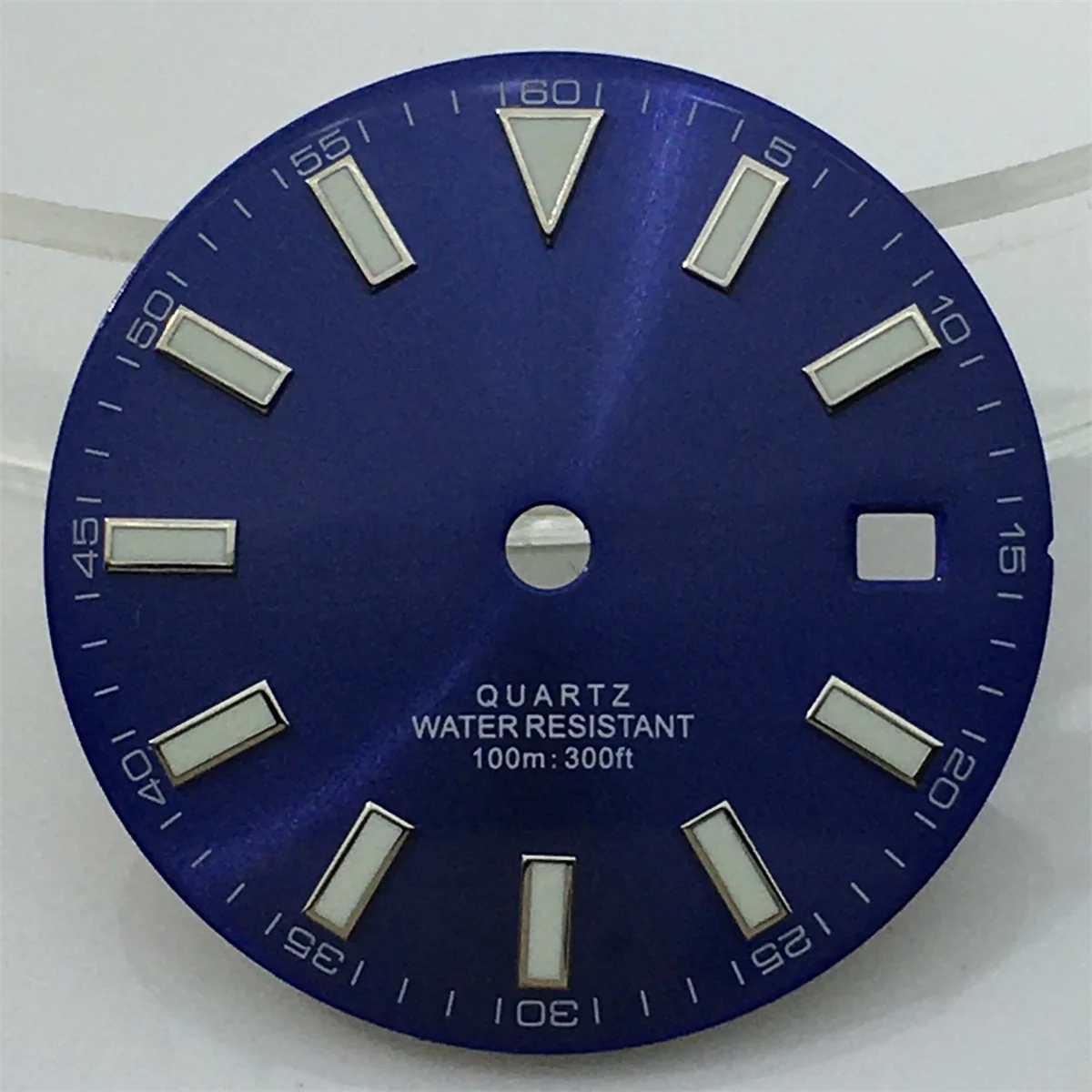 시계 다이얼 BLIGER 29MM 쿼츠 다이얼 Rhonda 515 무브먼트 시계 부품 용 화이트 블랙 그레이 빛나는 다이얼