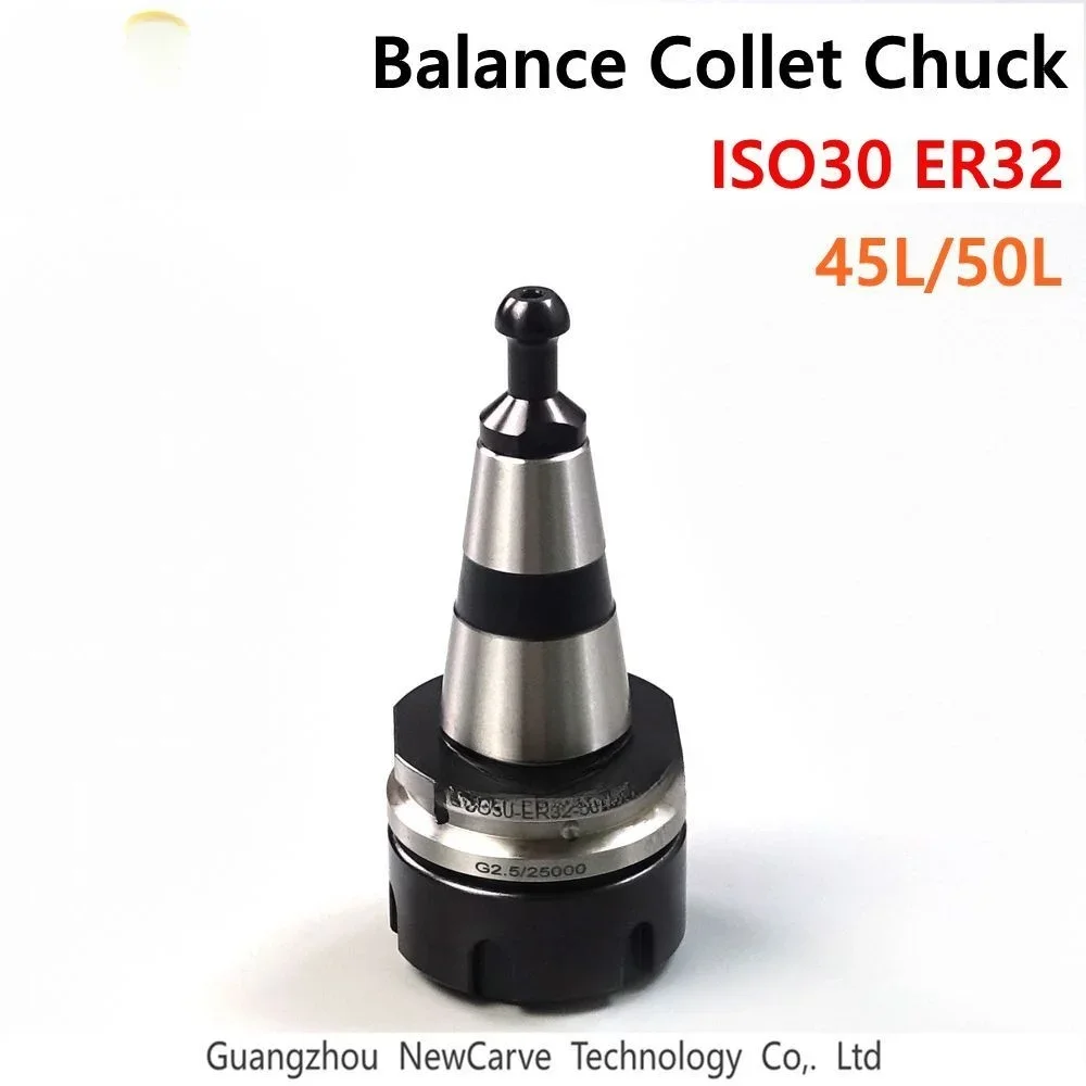 

ATC Spindle Collet Adapter for ISO30 ER32 45L 50L Balance Collet Chuck CNC Tool Holder Stainless Steel with Pull Stud Tool
