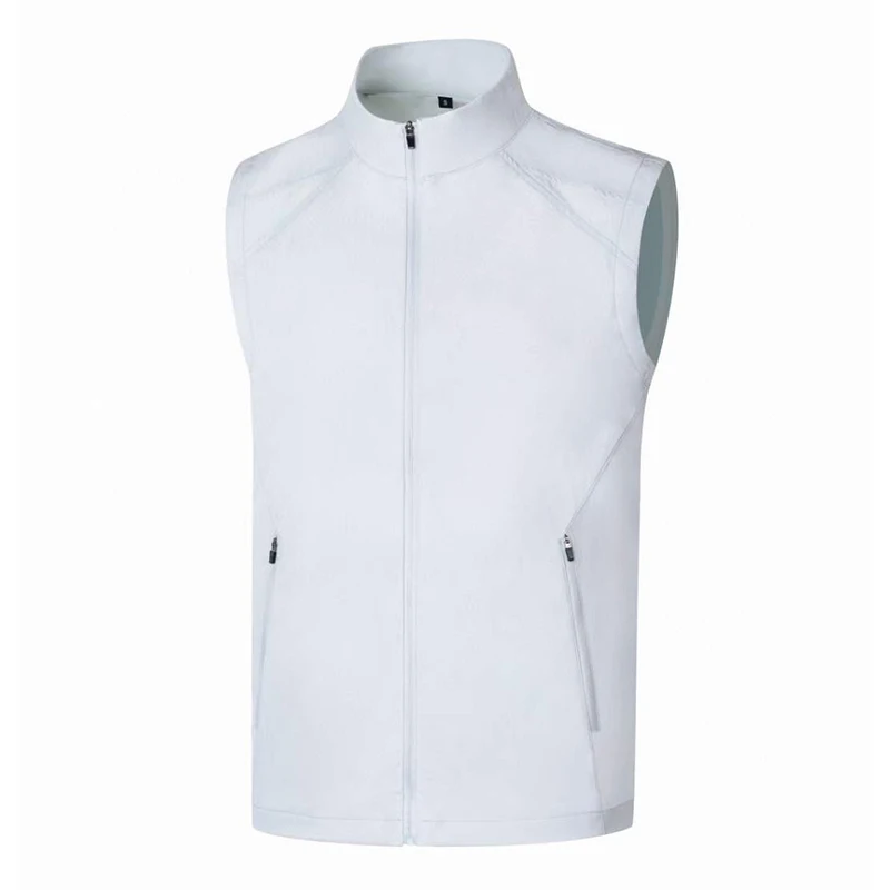 Golf Autumn New Product Men's Outdoor Speed Drying Sports Jacket Comfortable Versatile Stand Collar Sleeveless Vest Thin Top