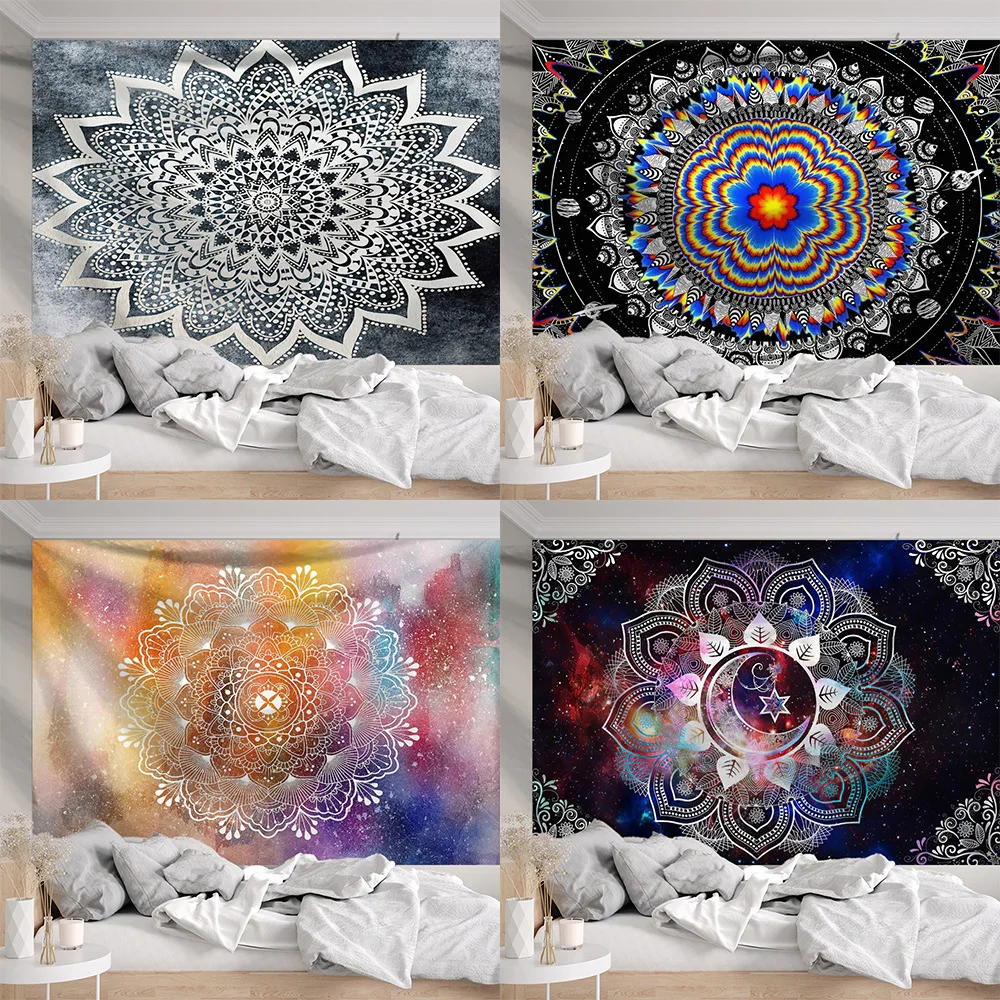 

Bohemian style tapestry for bedroom photo background fabric living rooms bedrooms macrame wall hanging room decor aesthetic