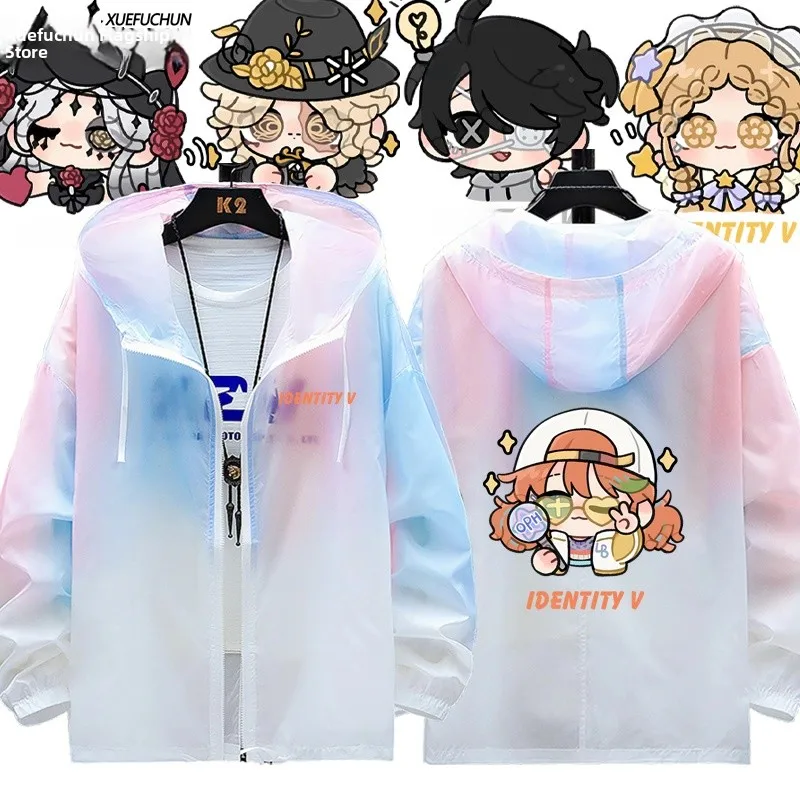 

Fifth Personali Game Psychology Student Girl Jaet Top Ultra-Thin Breathable Summer Outerwear ex Loose Fit Polyester N...