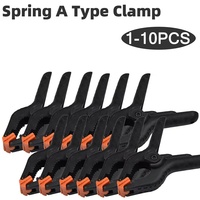 10pcs 2inch Multi-function Plastic Spring Clamps Rustproof Strong Grip Durable For DIY Woodworking Clip Photo Studio Accessories