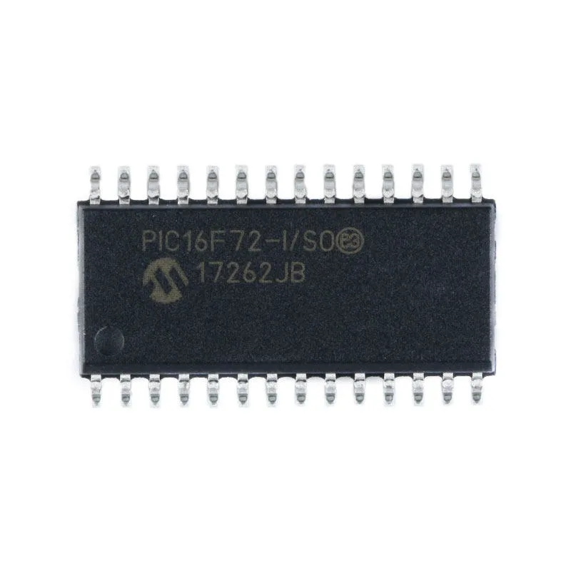1 pcs Original SMD Microcontroller PIC16F72-I/SO SOIC-28 28Pin 8-bit Chip for embedded development,signal acquisition module,hom
