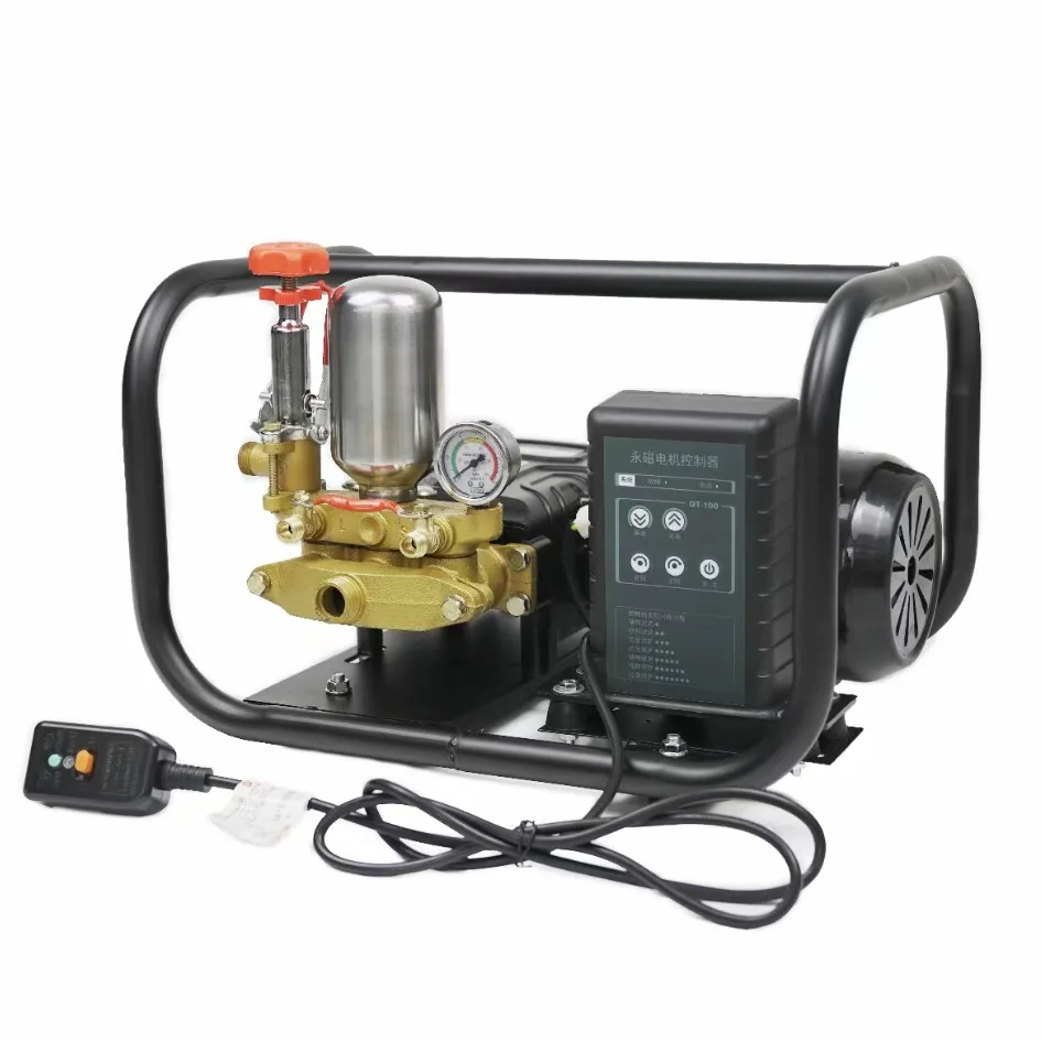Remote control high pressure spray machine 220v small direct electric