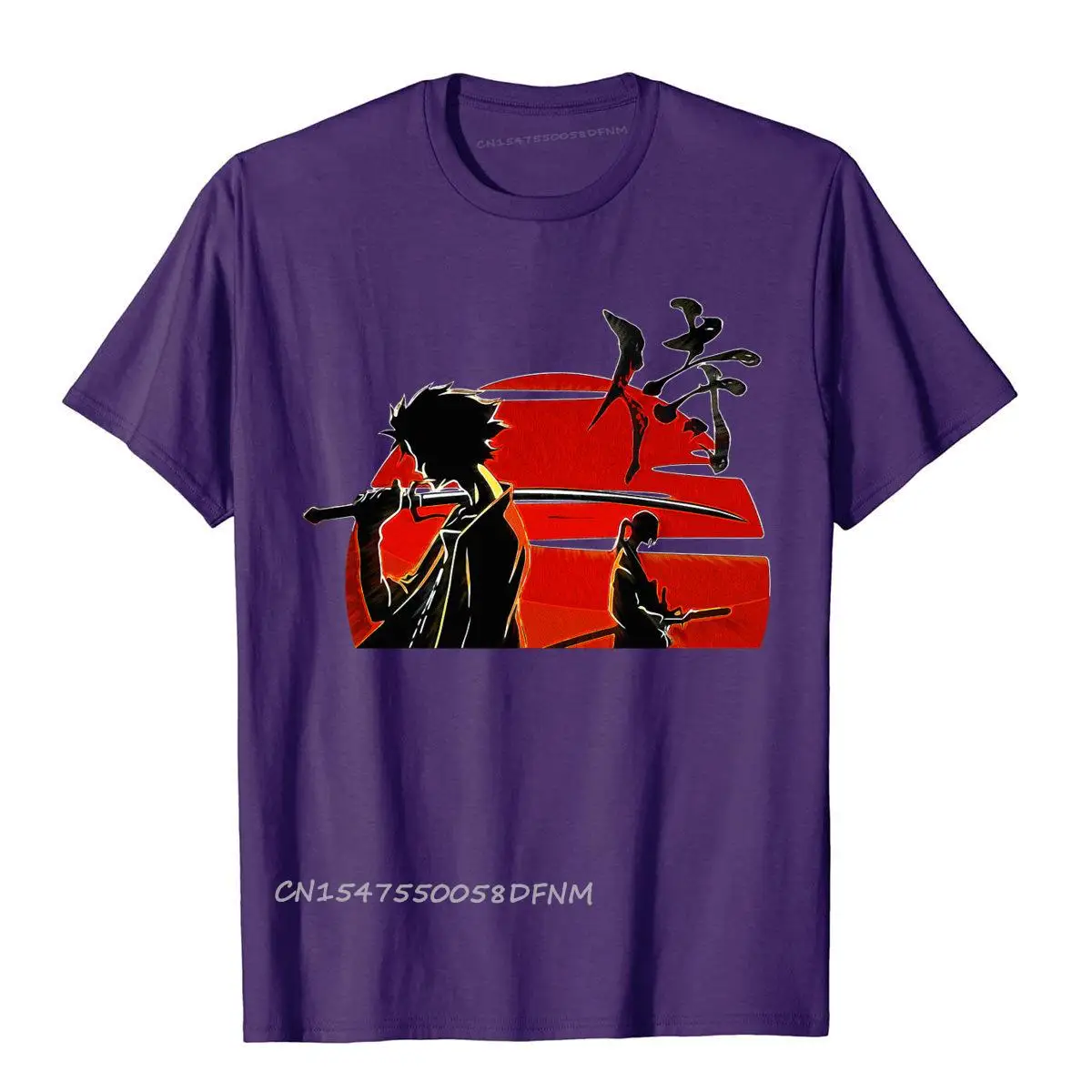 Anime Samurai Champloo Reo Anime Cute Slim Fit T Shirt Premium Cotton Men's Tops T Shirt Cosie