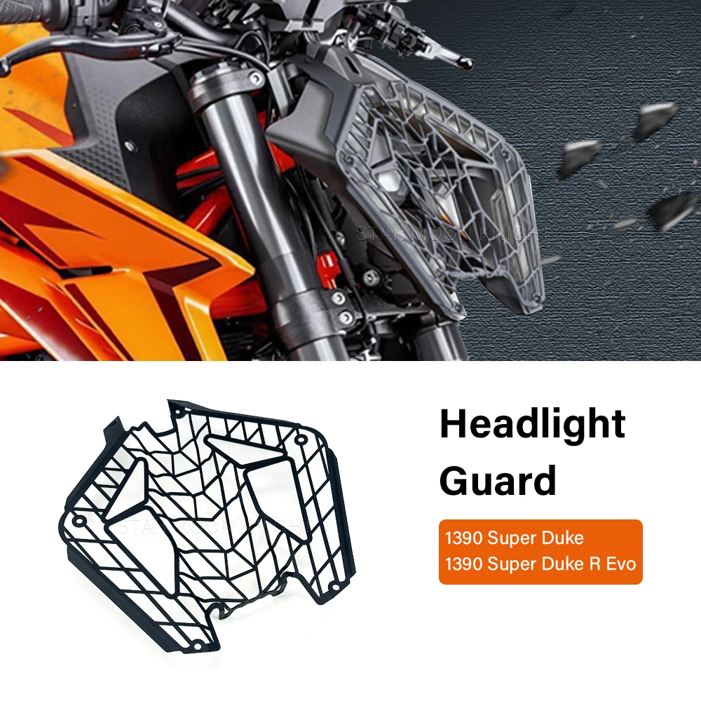 Headlight Grille Cover For 1390 Super Duke R Evo 1390 SuperDuke R 2024+ Headlight Protection Guard Accessories