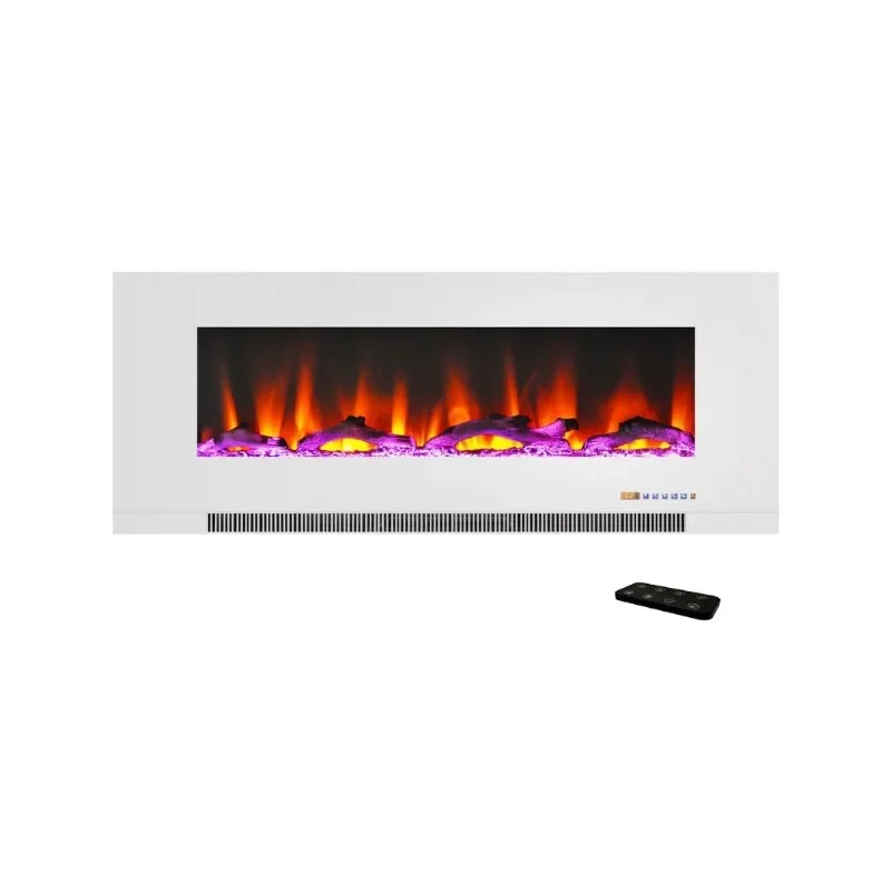 Wall Mount Electric Fireplace Heater    Flames, and Driftwood Log Display,   fireplace decoration  fireplace