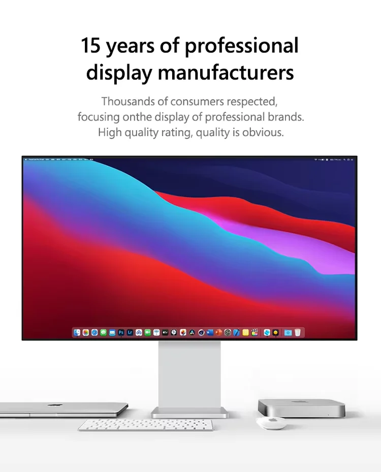

32-inch 4K 60Hz Display Screen NanoIPS Design Photography ClipType-c Computer Display Aluminum alloy metal material body