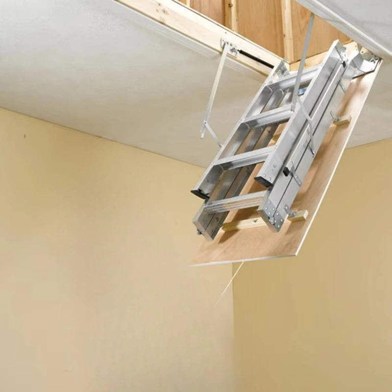 

Silver Folding Ladder for Household Attic Access