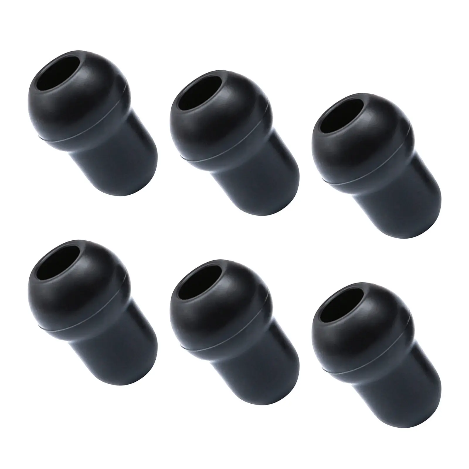 6Pcs High Performance Silicone Ear Tips Replacement for Stethoscopes Universal Earbuds Sound Isolation External Noise Blocking