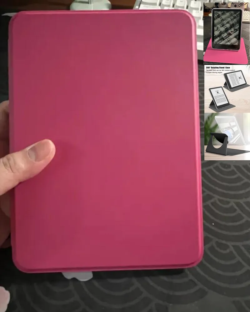 

Умный вращающийся чехол для Kindle 10-го поколения, 6-дюймовая электронная книга 2019, J9G29R, магнитный чехол из искусственной кожи, Wake Sleep Funda